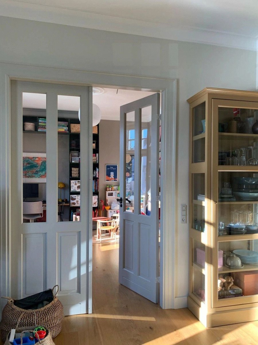 Ordinary, happy and content, the home of four children in Odense, Denmark.