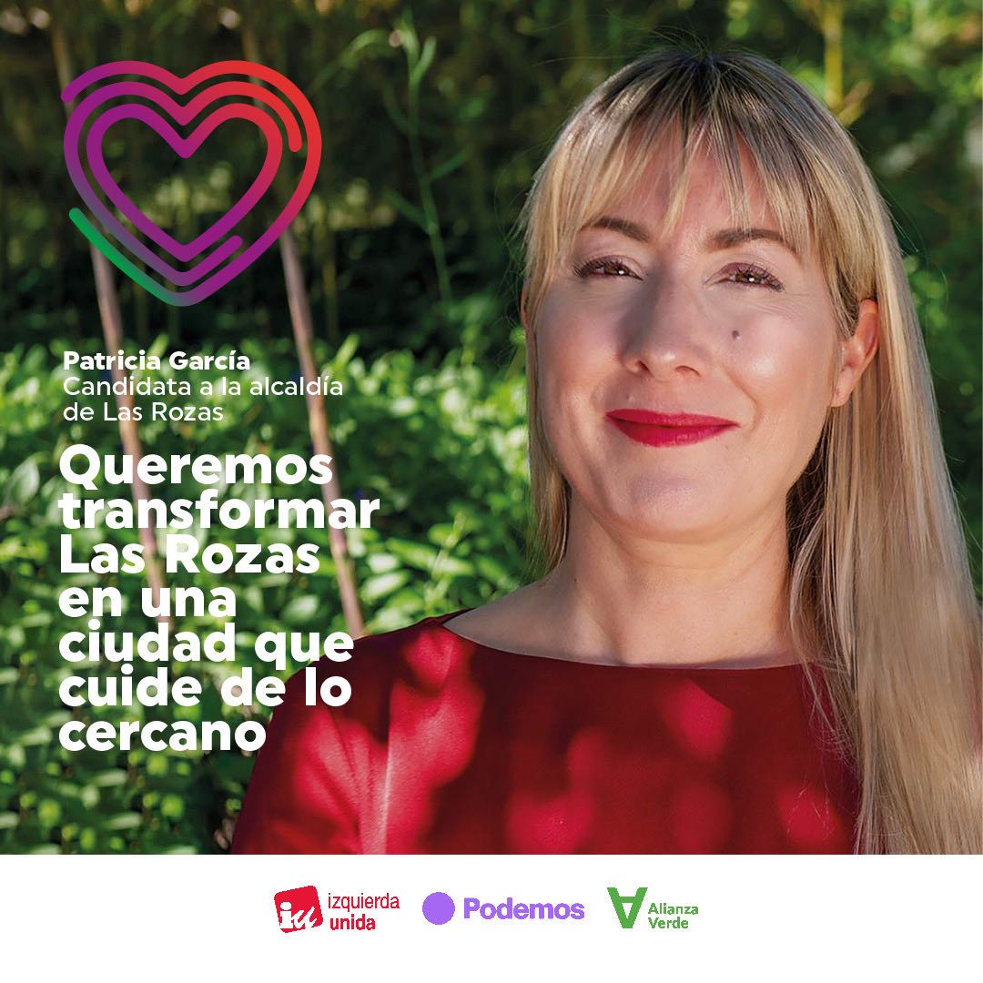 😀 La habrás visto muchas veces en los carteles estos días. 

✅ Pero dónde verdaderamente ha destacado ⁦<a href="/Patriciagcruz/">Patricia Garcia Cruz</a>⁩ ha sido en el Ayuntamiento #LasRozas estos años, trabajando por el bienestar de vecinos y vecinas y por el pueblo. 💪🏽

✅ Más por #LasRozas.