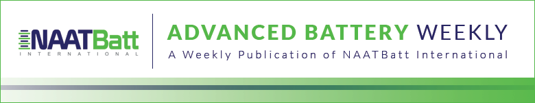 This week's edition of the NAATBatt Advanced Battery Weekly newsletter is now available. Read it at: conta.cc/3WBcgc6