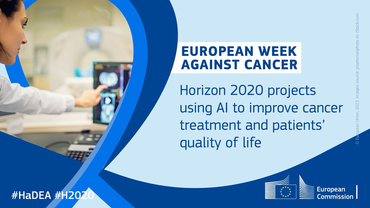 HaDEA (@eu_hadea) on Twitter photo As #EWAC23 continues, take a closer look at projects funded under #H2020 that are using artificial intelligence (AI) to improve #cancer treatment and patients' quality of life: hadea.ec.europa.eu/news/eu-health…
<a href="/Pancaim_H2020/">PANCAIM Project</a> <a href="/Clarify2020/">Clarify Project</a> <a href="/ascape_h2020/">ascape_h2020</a> <a href="/h2020qualitop/">h2020qualitop</a> As #EWAC23 continues, take a closer look at projects funded under #H2020 that are using artificial intelligence (AI) to improve #cancer treatment and patients' quality of life: hadea.ec.europa.eu/news/eu-health…
<a href="/Pancaim_H2020/">PANCAIM Project</a> <a href="/Clarify2020/">Clarify Project</a> <a href="/ascape_h2020/">ascape_h2020</a> <a href="/h2020qualitop/">h2020qualitop</a>