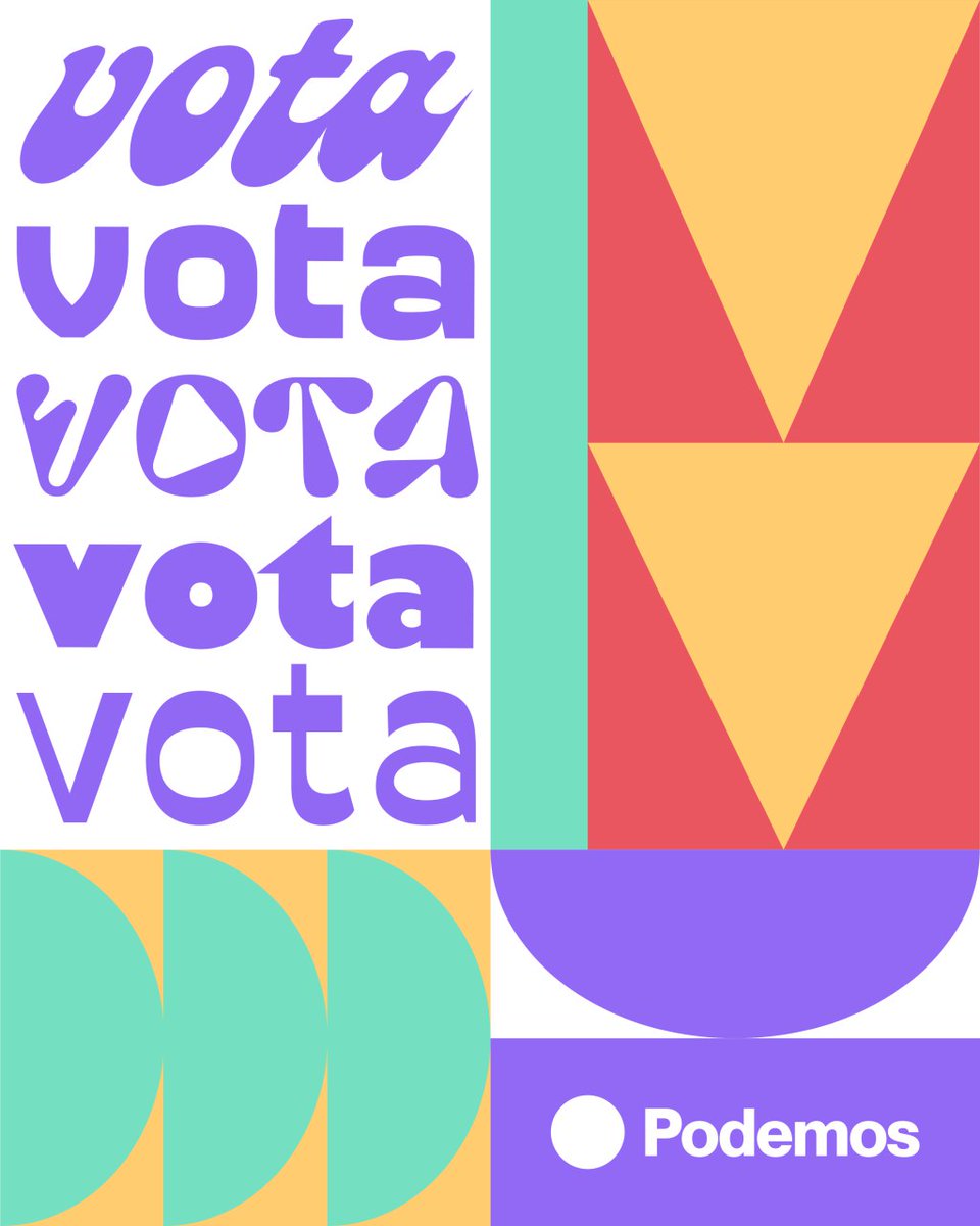 podemos_smarta's tweet photo. 💜 El único voto útil, el único voto estratégico es el voto a Podemos.

Podemos es la única fuerza política con valentía suficiente para enfrentar a los poderosos e inclinar la balanza a favor de la gente. 

Por eso corre y convence a todo el mundo, este 28M  
#VotaPodemos28M https://t.co/8fyoakwIRn