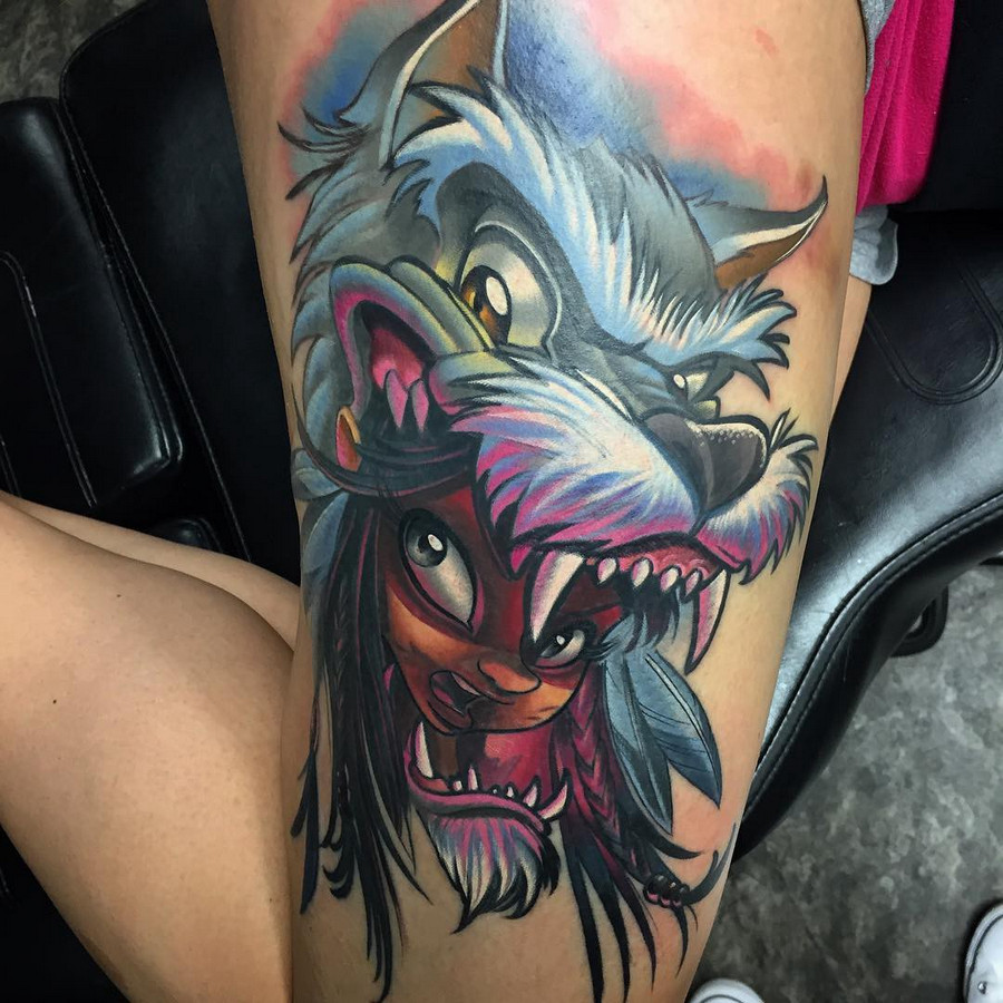 nasuapele_'s tweet photo. Olá, tatuados! Tudo bem com vocês? 
Neste tweet iremos falar de um estilo de tatuagem muito moderno, chamado de tattoo New School! https://t.co/Ey94KUn6Lc