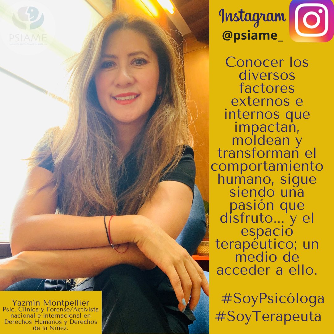 #SoyPsicóloga #SoyTerapeuta ❤️ #HablaConYaz #PSIAME #SaludMental #MentalHealth #PsicologíaClínica #PsicologíaForense #Victimología #Victimóloga #ActivistaDerechosHumanos #ActivistaDerechosDelNiño #PsicologíaEnElMundoActual #AlienaciónParental #ViolenciaVicaria <a href="/CNDH/">CNDH en México</a> <a href="/AEspinoza29/">Antonio Espinoza</a>