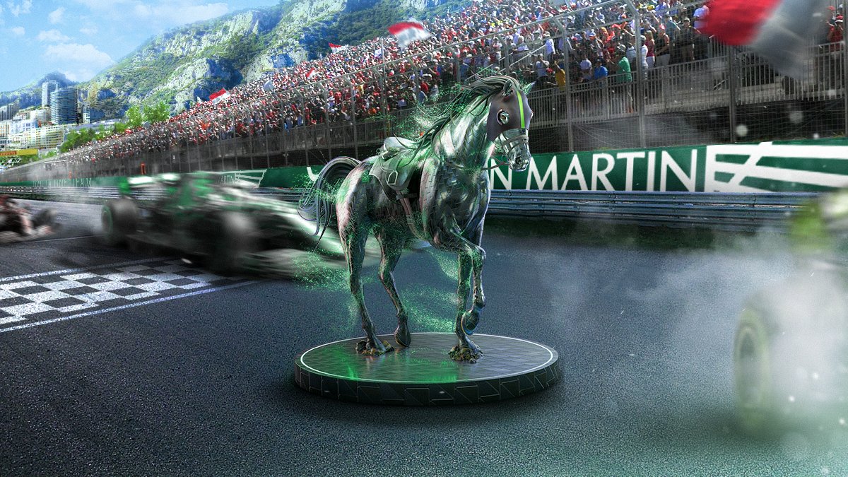 It's raaaaace week in Monaco 🏁

Get ready for the Grand Prix, where speed meets elegance! Will this equine sensation claim the checkered flag? 🐎

As usual share your NFT with #MyStablesNFT and we'll draw a winner for a custom Sneak Peek