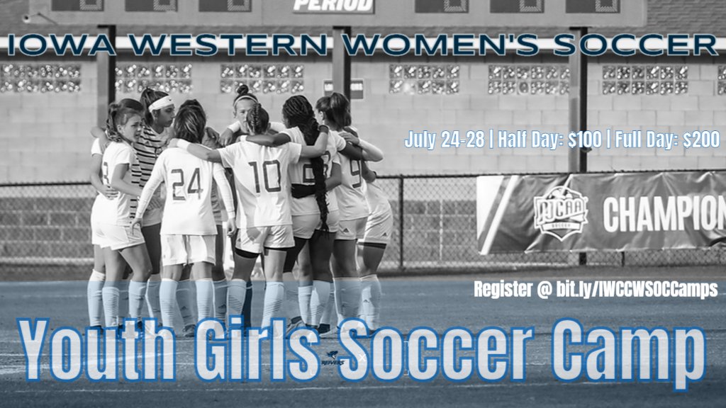 ReiverWSoccer's tweet photo. Join us this Summer at our Youth Girls Soccer Camp! July 24-28; Half Day: $100 | Full Day: $200
Register at https://t.co/J5wfrZhzfi
Coaching Staff and Players will be running the camp! Come train with the Champions! #SailsUP #FutureReivers https://t.co/l02CIEExJk
