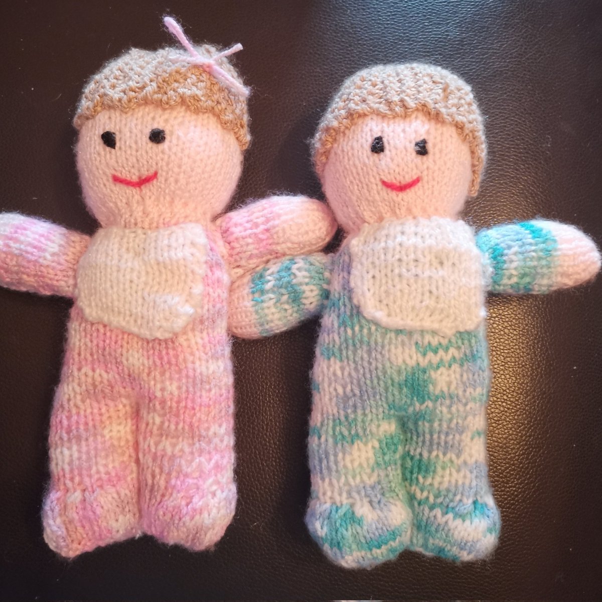 2 Jean Greenhowe baby dolls ready to go in shoeboxes.
#jeangreenhowe #ipackedashoebox #OperationChristmasChild
@OCC_UK