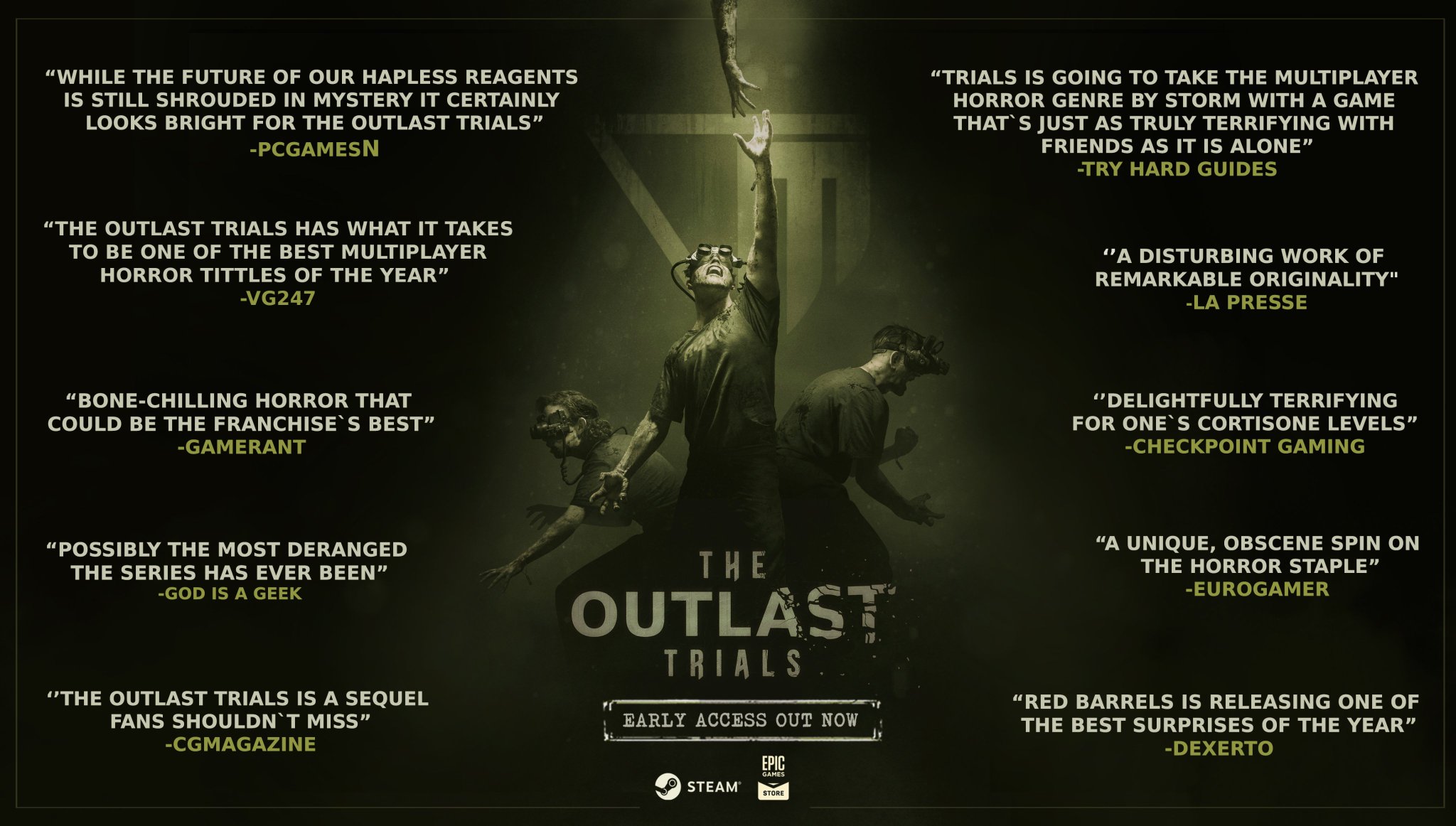 The Outlast Trials Early Access coming May 18th, 2023 - Red Barrels