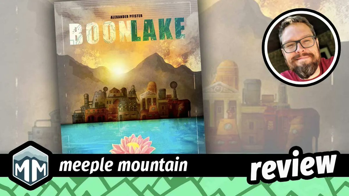 Wait a minute, Bob is poking around in an Alexander Pfister title? You betcha! Come along for a peek into Boonlake from <a href="/Capstone_Games/">Capstone Games</a>..
meeplemountain.com/reviews/boonla…

#BoardGames #BoonLake #WorkerPlacement #AlexanderPfister