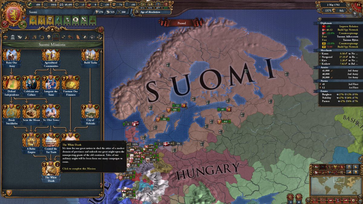 first Finland playthrough I've done in EU4
