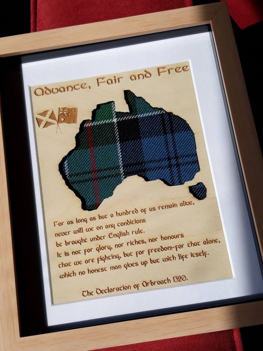 This came up on my Facebook memories today from 7 years ago. A gift from one of the best friends I ever had in my life, someone who knew me much more than I ever admitted, and who cared very much. Totally bringing together my Scottish and Australian heritage.