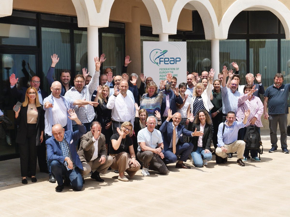 😁🧠🐟Happy faces & boosted brains after 2️⃣days of inspiring exchanges, data sharing & determination to bring #EuropeanAquaculture, #fishfarming & families who make it happen at the forefront of sustainable #EUfood production. Thank you #Malta! Stay tuned feap.info