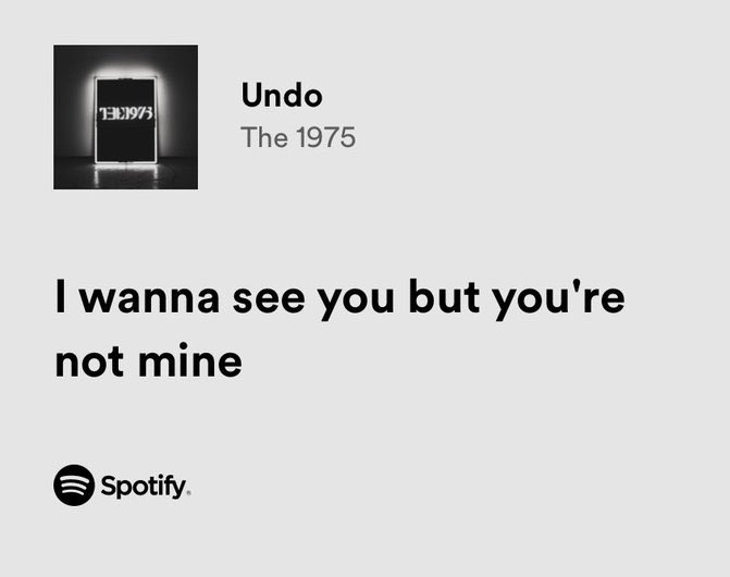 the 1975 / undo