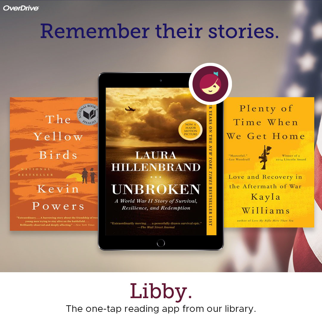 Happy #MemorialDay ! Remember those who lost their lives in service by reading their powerful stories. @LibbyApp