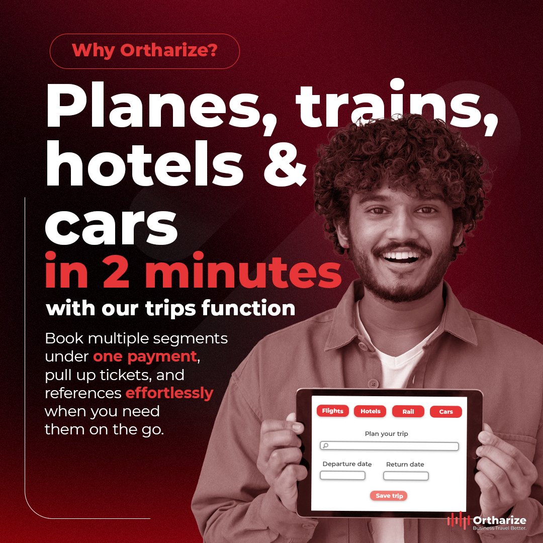 Ortharize - Business Travel Better. tweet media