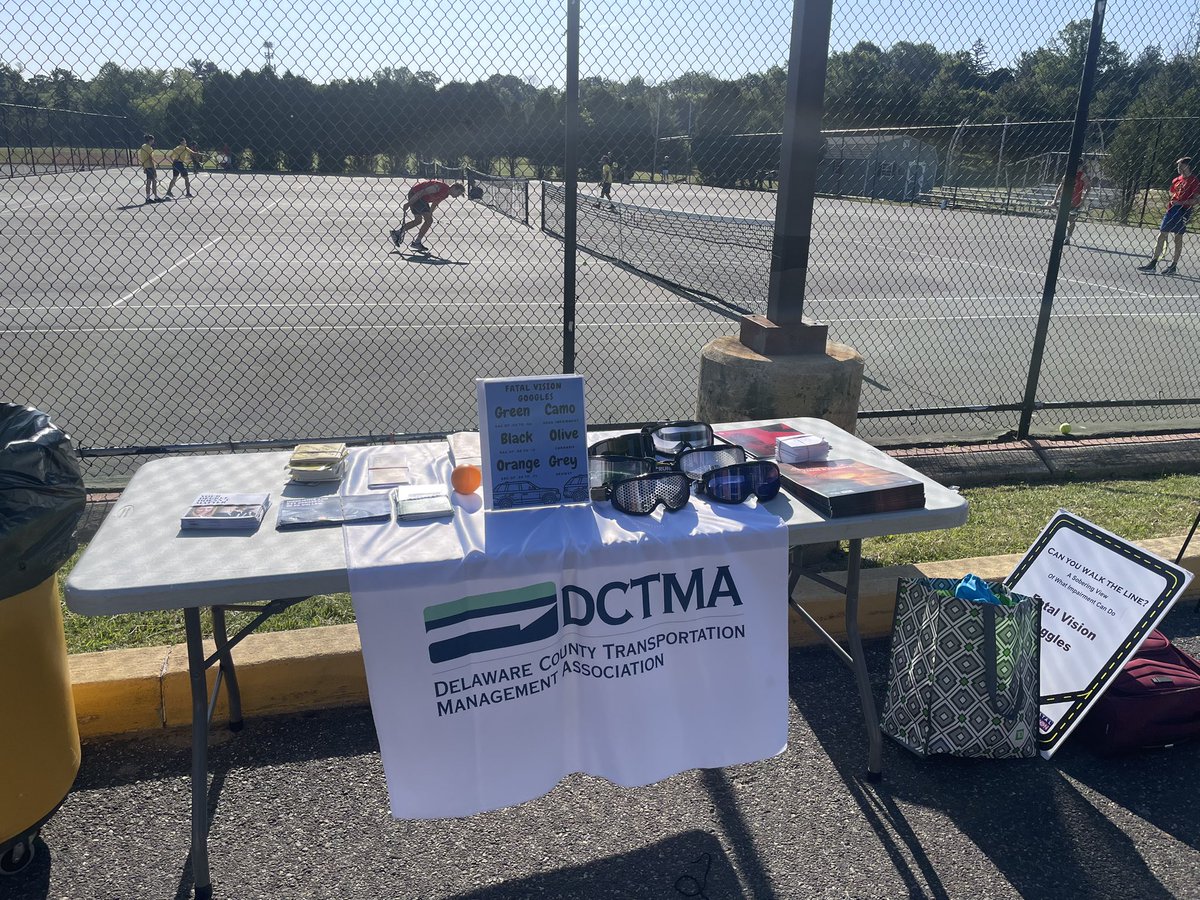 Delaware County Community Traffic Safety Project was at Penncrest Pride Day today teaching the students about being safe on the road. Many of the students were able to try our fatal vision goggles to show them why it’s not safe to drive impaired. #teendriversafety #teendriver