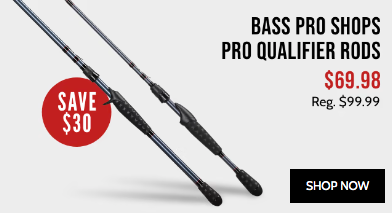 FishHandbook's tweet image. As part of the Go Outdoors sales event happening now at @BassProShops, save $30 on Pro Qualifier Rods: basspro.com/l/bass-pro-sho…

#TeamOutdoors #BassProShops #ProQualifier #GoOutdoors #FishingRod