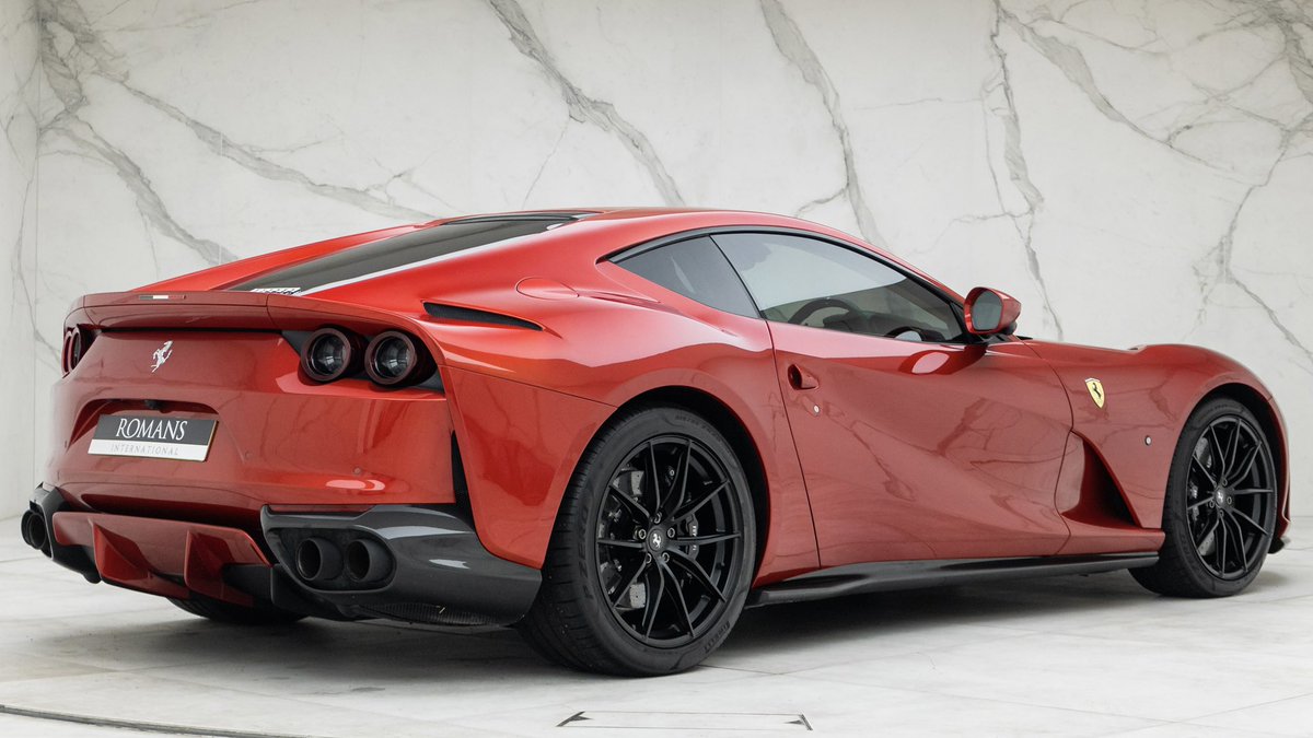 RomansCars's tweet photo. We’re starting to feel the summer heat with this Rosso Fuoco Ferrari 812 Superfast.☀️ 

The super hot spec features a list of options worth over £84K that will keep you reading well into the bank holiday weekend. 📖🔥

—————————————————

Full Details:

https://t.co/qOty3HOZop https://t.co/r5bFdIvn4L