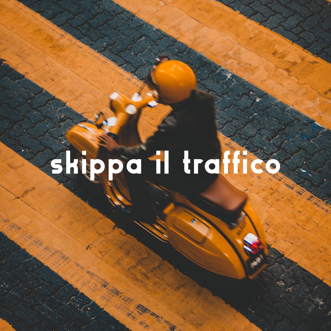 Bebiip_app's tweet photo. Preparati, tra poco ti portiamo a fare un giro.

Dove? La destinazione la scegli tu 💛

#skippailtraffico
#Napoli
#Bebiip https://t.co/05C5JCuYNb