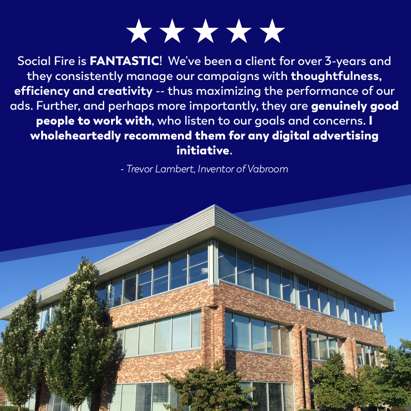 SocialFireMedia's tweet photo. We achieve your goals. Thank you, Trevor, for your 5-star review! ⭐️⭐️⭐️⭐️⭐️ https://t.co/tfSQf9hZqe