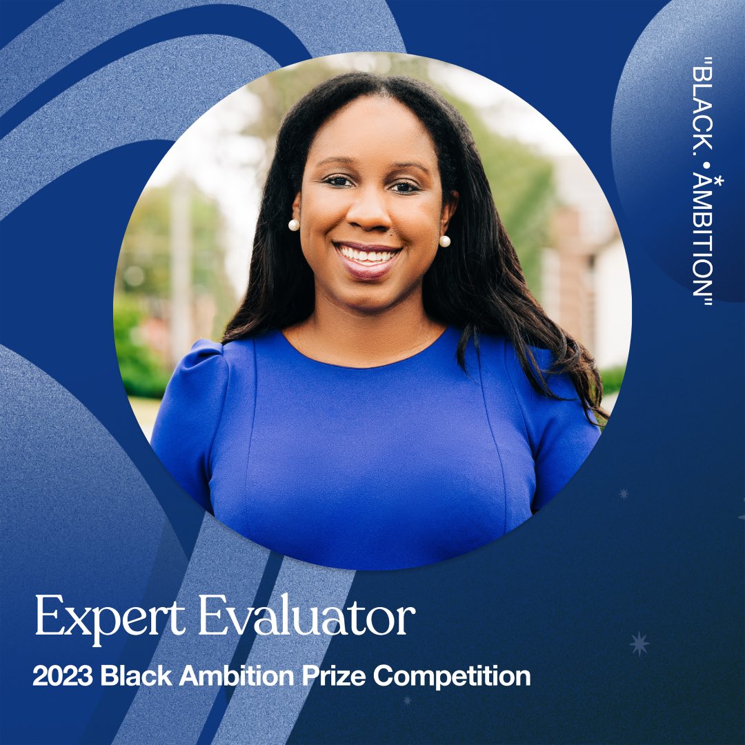Excited to share that I served as a Black Ambition Expert Evaluator for the 2023 Prize Competition! 🚀

#BlackAmbition #ExpertEvaluator #EmpoweringEntrepreneurs #2023PrizeCompetition