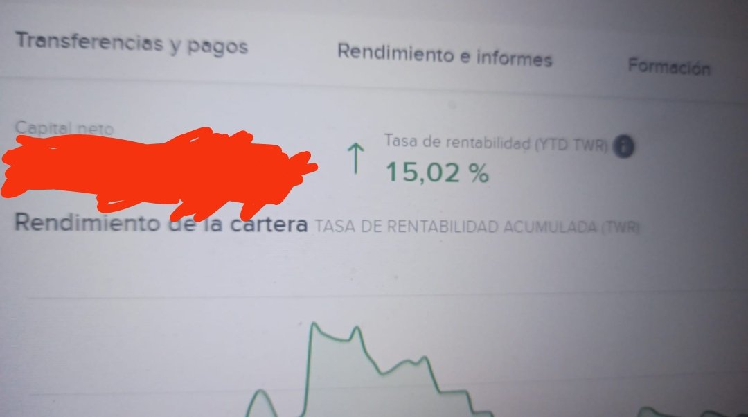 Denizfran1's tweet photo. Incluso después de las caídas de varias acciones de la cartera, está sigue en 15% anual 😌😌😌 https://t.co/KhhOmJsi7s