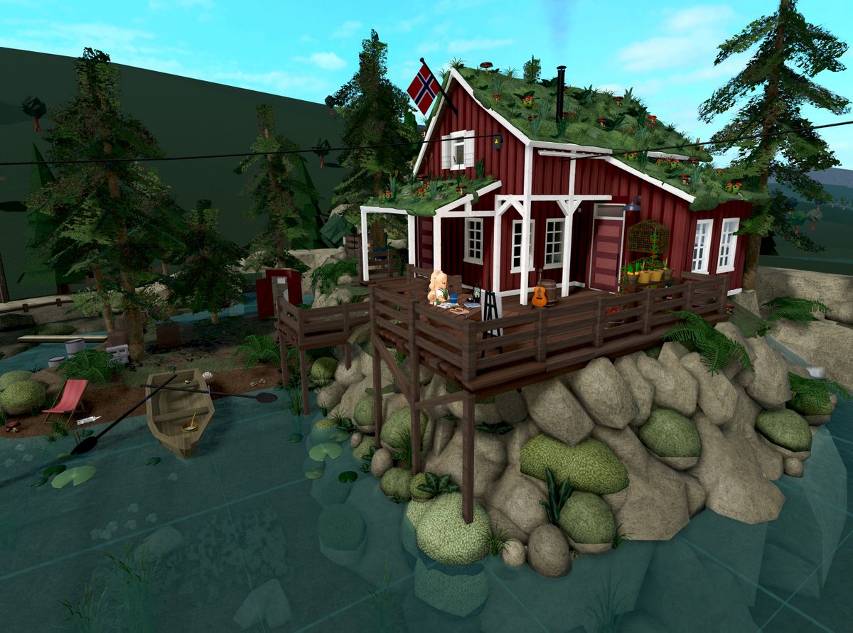 Villemobuilds's tweet photo. FOREST LONER
- A Norwegian cabin

#bloxburgbuilds #bloxburg #ROBLOX 
@BasicallyBlxbrg @heybloxburg @AshleyTheUni https://t.co/xQ8PbDrDi4