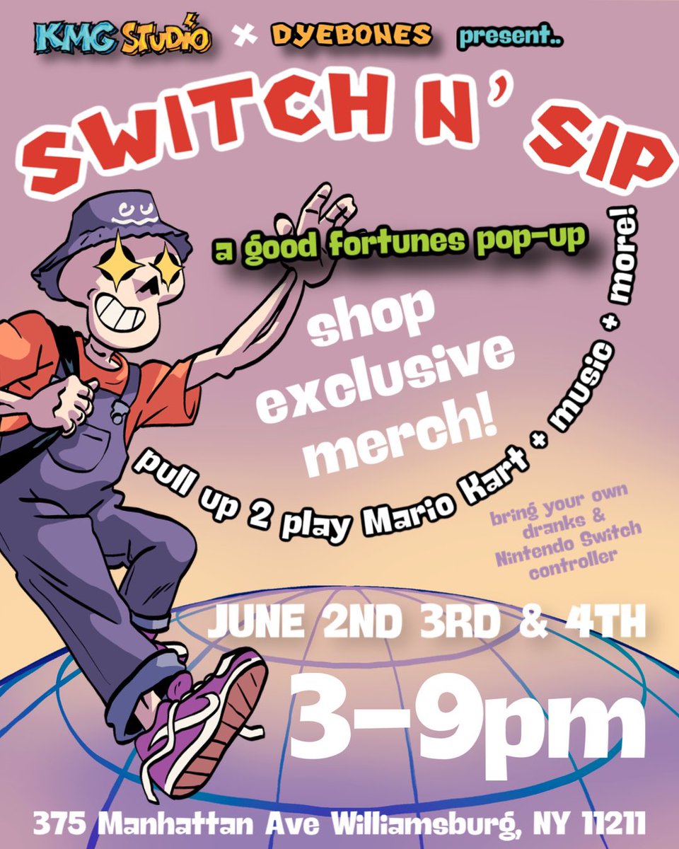 first pop-up of the summer 🏁 SEE YOU NEXT WEEKEND BROOKLYN 🗽