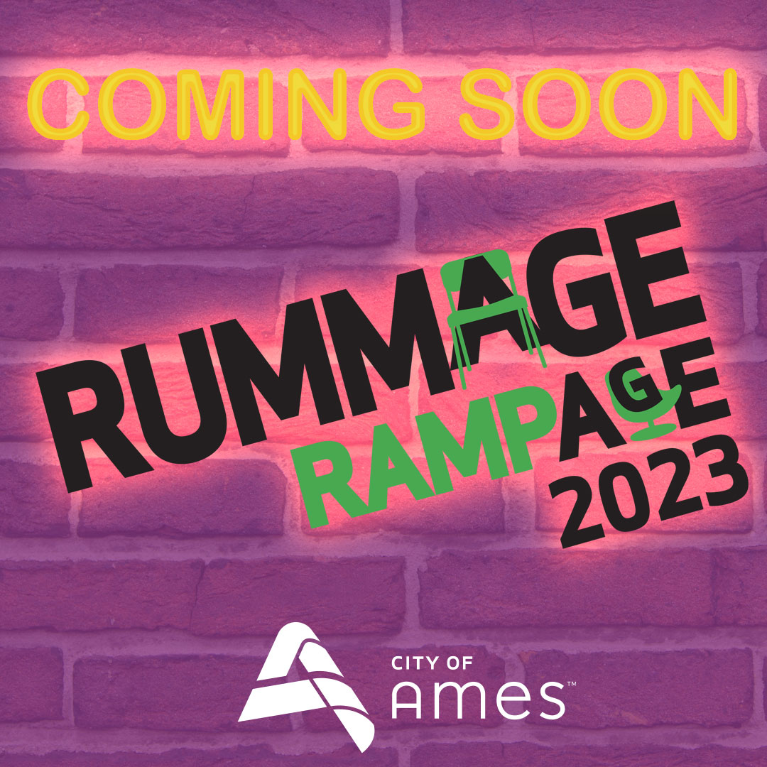 City of Ames on Twitter "Only 2 months until Rummage RAMPage 2023
