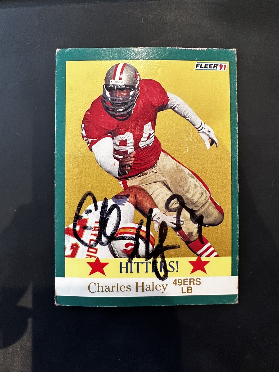 anapatam_mx's tweet photo. Para apasionados del fútbol americano Vendo tarjeta de colección autografiada de Charles Haley #49ers #CharlesHaley https://t.co/T6ae6DhAZ6
