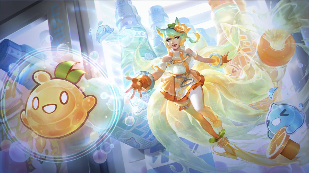 Food Spirit Ahri is popping up at the end of Wild Pass Season 13! 🍹 Plus, grab another fizzy flavor when you unlock her Ascended form.