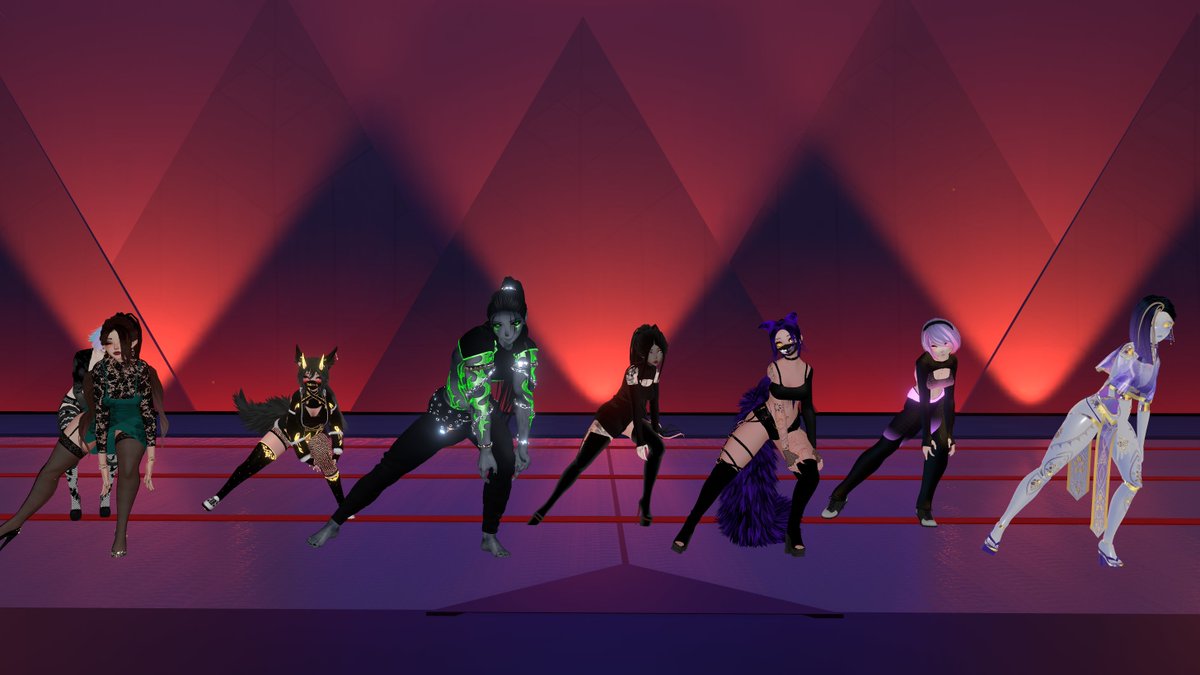 VRDanceAcademy's tweet photo. Stretching with Chewbaca, Belly Dance, A Dog House and Burlesque! What's not to love?!
#VRChat #VRDancers #VRDanceAcademy
Come dance with us!
https://t.co/1rrZrIQmrt https://t.co/wwTC0c16UM