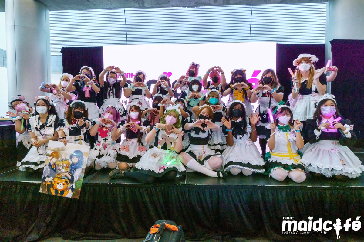 🎀💌 FANIME DAY 1: ご主人様, will we see you at Stage Zero for Opening Ceremonies today? Come by from 2 to 3PM to see some of the Fanimaids performing (a little sneak peek for Fanimaid Live!)😚😚  #fanimaidcafe #fanime #fanimaid #fanime23 #fanimecon #maidcafe #meido #メイドカフェ