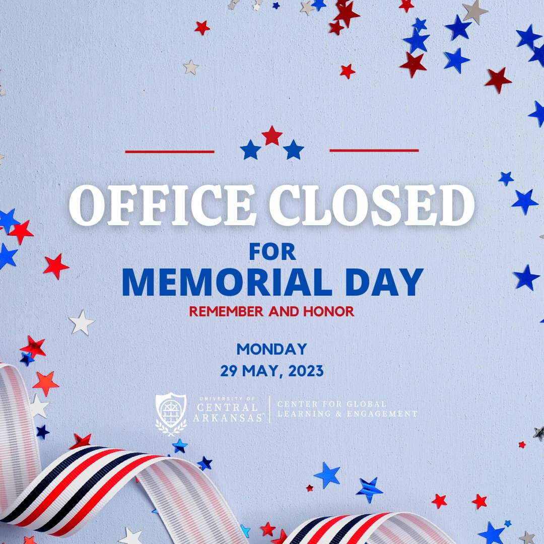 Our office will be closed on Monday, May 29th for Memorial Day. 

Remember and honor those who have made the ultimate sacrifice. Have a wonderful Memorial Day!
