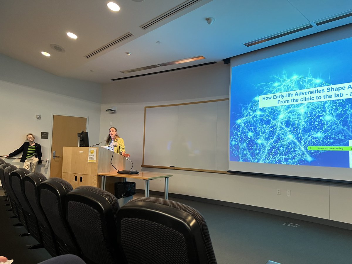 Excited to hear Dr, Tallie Baram’s talk today as part of the Computational and Molecular Psychiatry seminar series!