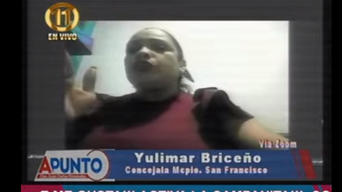 jcfernandezm's tweet photo. #Programaapunto (VIA ZOOM) Yulimar Briceño "Al Alcalde de San Francisco se le pide tomar en cuenta a todos los Comerciantes Pequeños y Medianos en las reuniones y tomar en cuenta sus Opiniones" https://t.co/Gk3fvVxvbN https://t.co/riDocWLJrJ