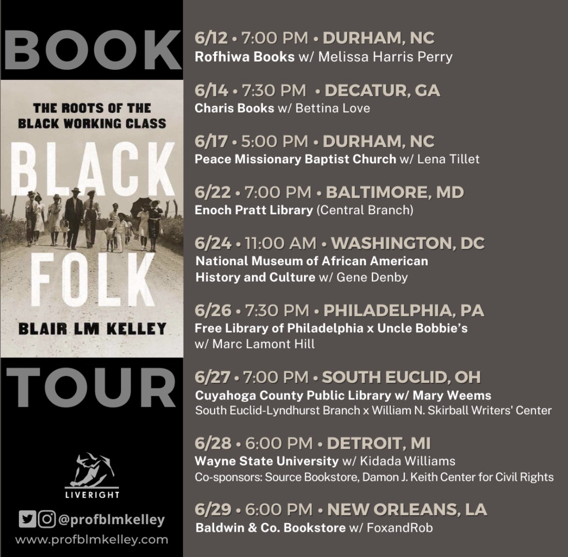 My tour details!!! Can’t wait to see everyone then! #twitterstorians