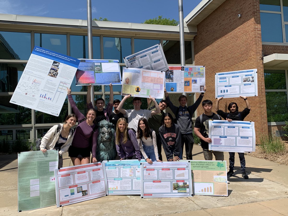 STEM Research presented their project posters in the SC Library. Proud of these students. STEM ON and NNR!