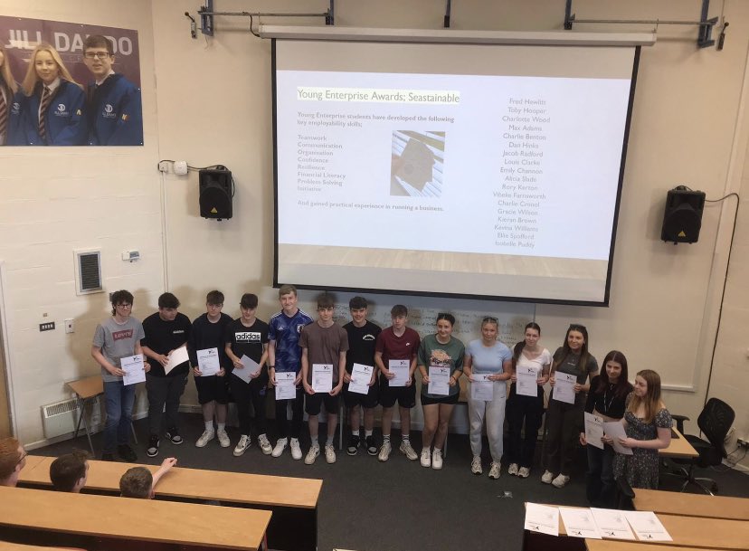 🌱Our team celebrating our achievements! We are beyond proud and grateful for all of the support that we have been given along the way!🌱 @youngenterpriseuk @yewestofengland <a href="/TKASA6th/">TKASA Sixth Form Centre</a> 
~
~
~
~
#youngenterprise