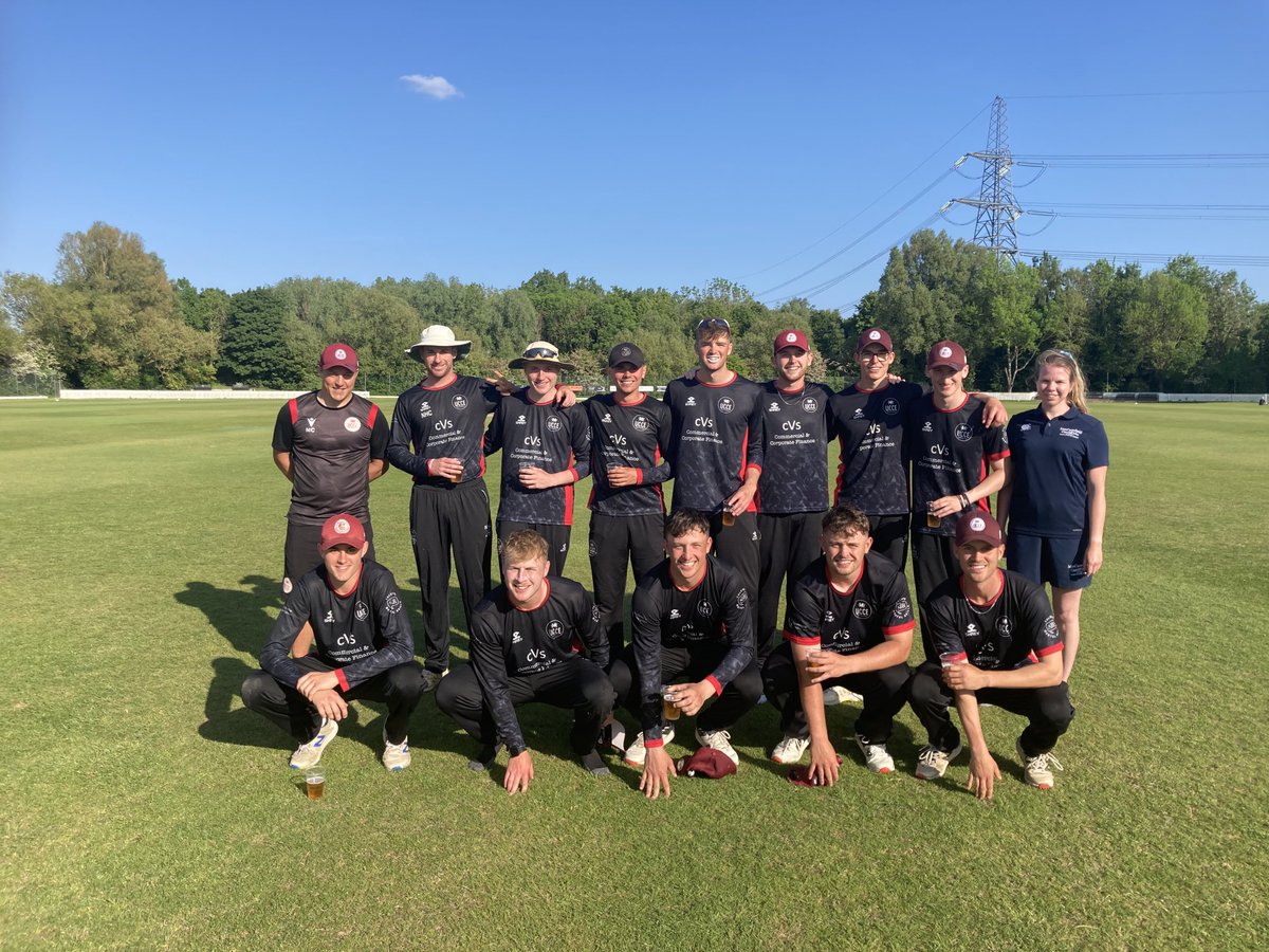 Two years on the trot, ⁦@CardiffMCCU⁩ win the university t20 cup. SF beat Exeter by 56 runs and Final beat Oxford by 75 runs. A great day ⁦@NewportCricketC⁩