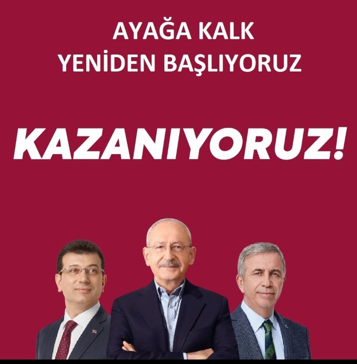 Kemal Kılıçdaroğlu'na OY VERECEĞİM diyen herkesi takip sınırı gelene kadar takip edeceğim.

 Ment'e 🫶🏼 bırakanlar takipleşsin.

 BENİ TAKİP EDEN HERKESİ GERİ TAKİP EDİYORUM

#OylarBayKemale 
#CumhurbaskanıKılıcdaroğlu
#KararVerOyVer