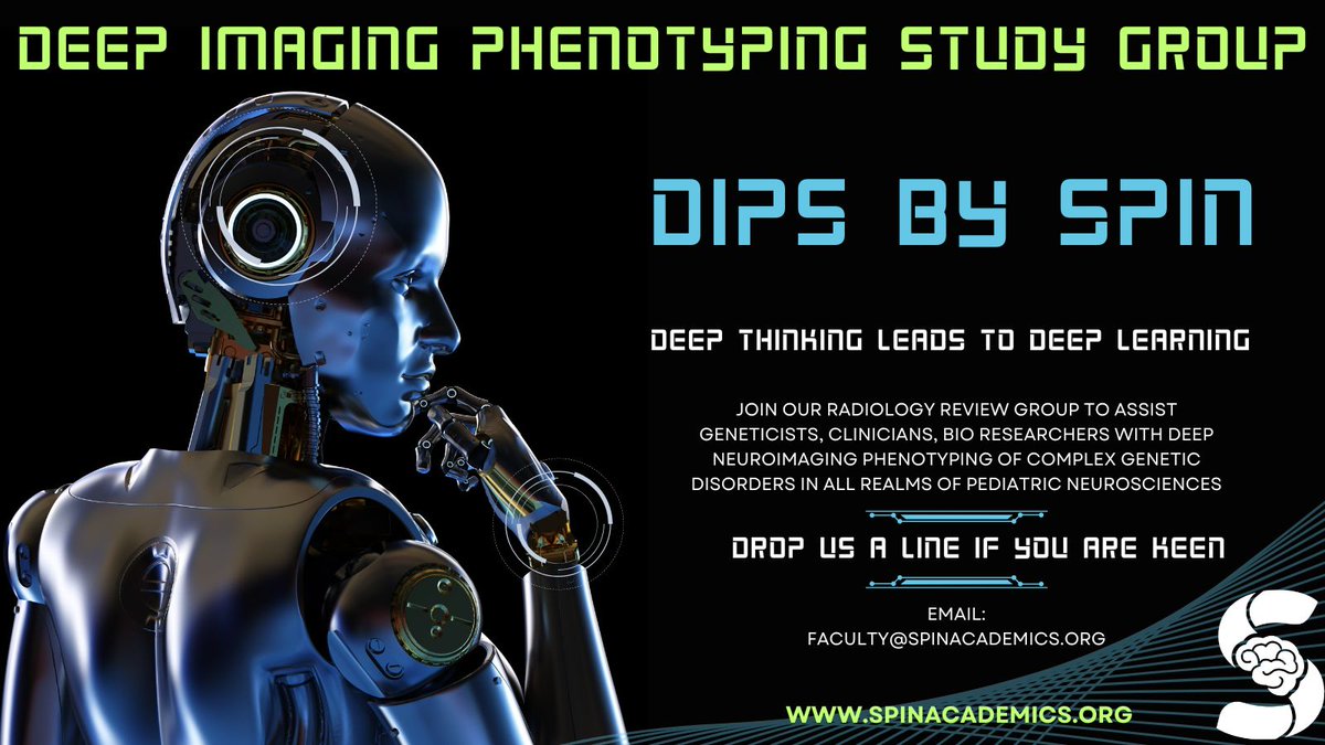 Interested in becoming part of this focused group with team @spinacademics? Presenting DIPS: DEEP IMAGING PHENOTYPING STUDY Group, by #SPIN. PS: Thanks for ur support with our previous works. DIPS is our academic mentorship vertical, surely reach out if you are young and aspire.