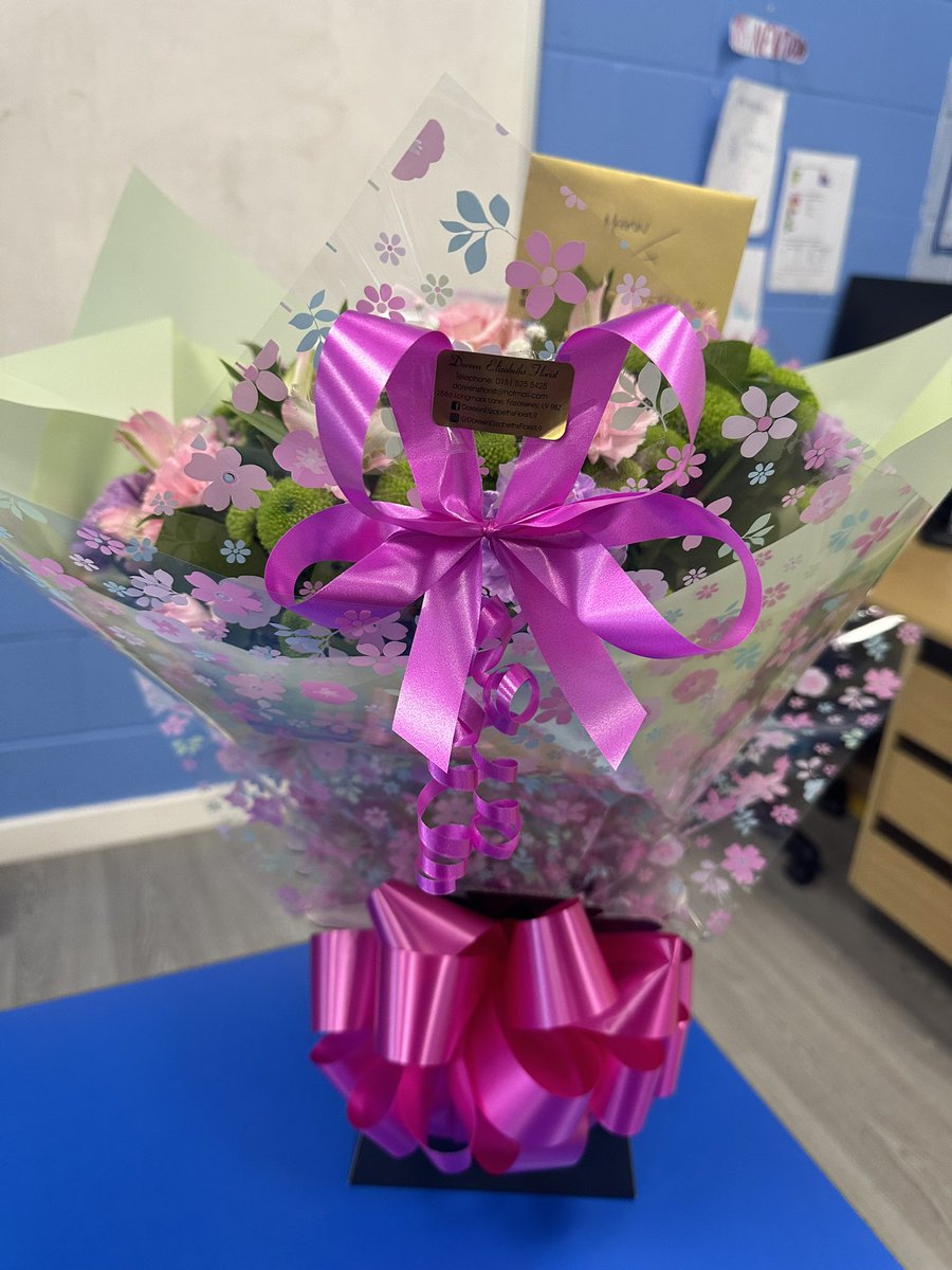 MissMGorton's tweet photo. Feeling so overwhelmed today to receive these flowers from my placement school! Officially completed my last day as a student teacher and looking forward to having my own class in September! 👩🏽‍🎓🫶🏼 https://t.co/36Y4zsJB4i