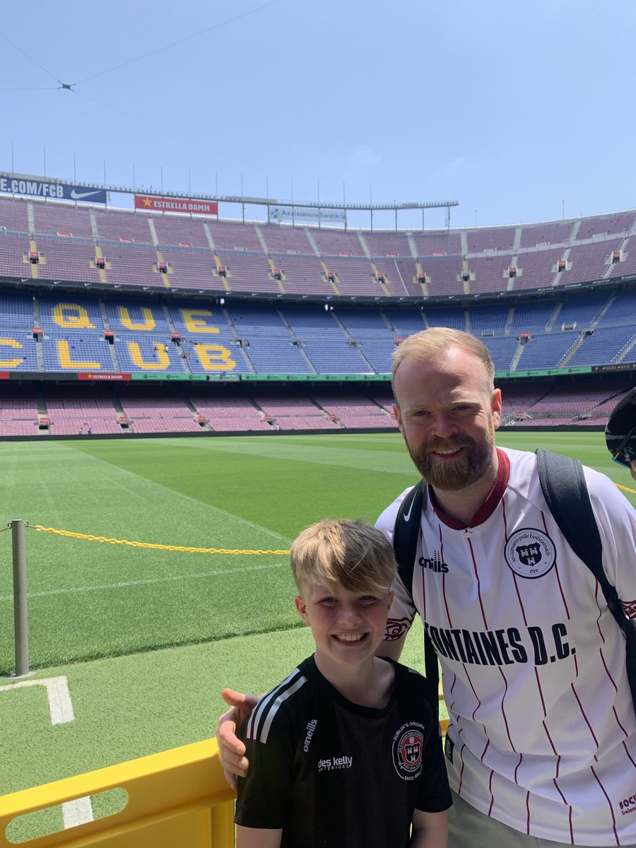 Can’t make Dayler tonight’s but reppin the big club at the Nou Camp.