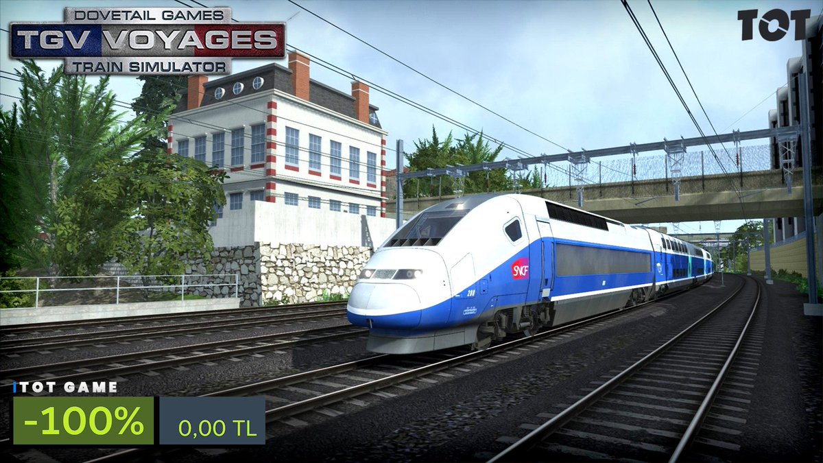 Yüksek hızlı trende makinistlik yaptığınız simülasyon oyunu TGV Voyages Train Simulator, Steam'de 2 Haziran'a kadar ücretsiz dağıtılıyor.