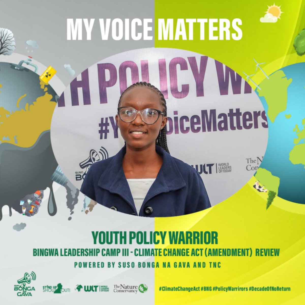 Avril_tasha22's tweet photo. The climate Act should ensure that there are allocated of funds that will support capacity building and empowerment of stakeholders.
#KYCCC
#Climatechageact
#decadeofnoreturn
#BNG
#Policywarriors
@SUSOyouth
@MrPmoll https://t.co/h1Y3Zmpqmv