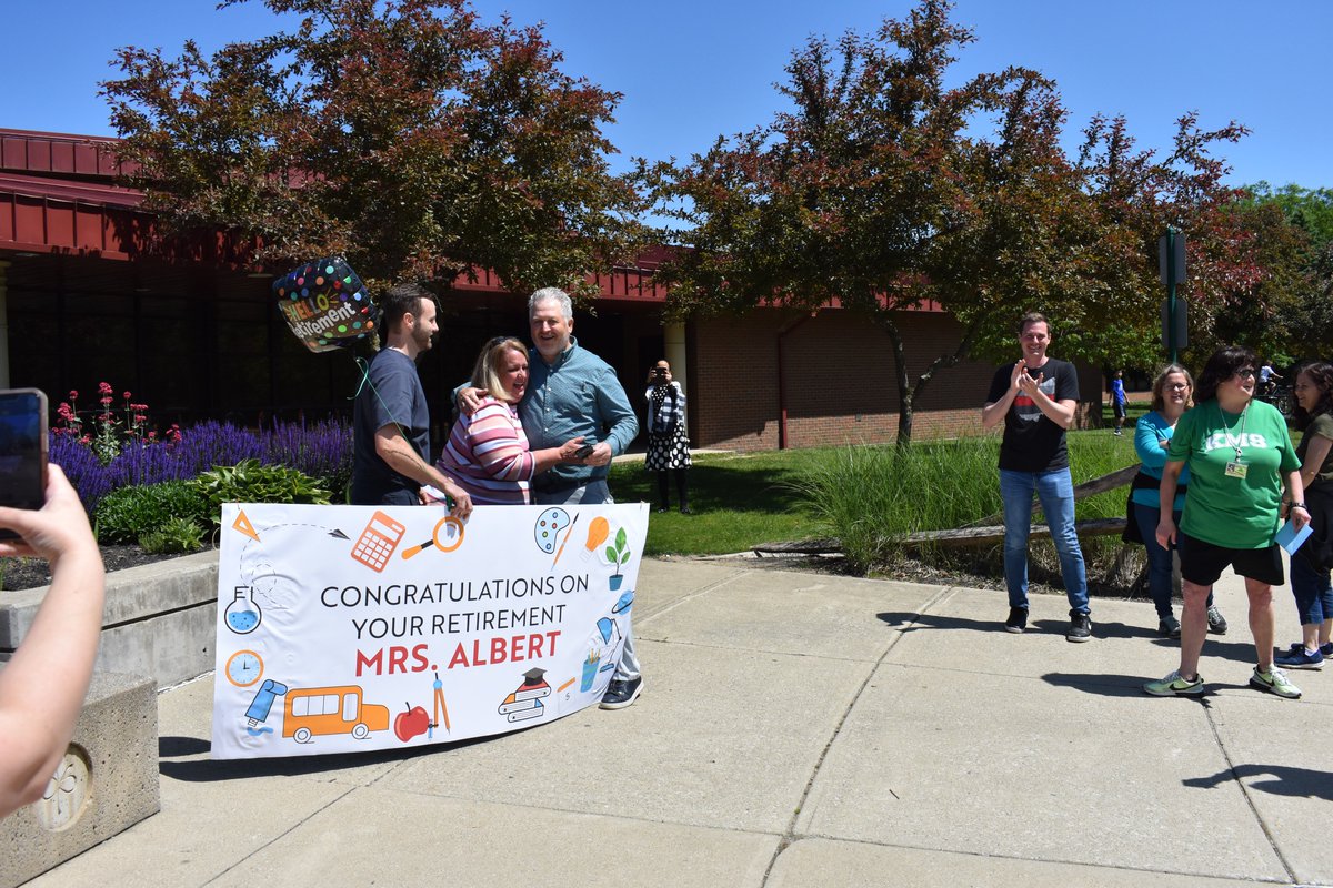 School's out for summer! ☀️ Students have all cleared out, and staff celebrated Mrs. Albert on her retirement! We were so lucky to have you here. ☘️ #KMSRocks