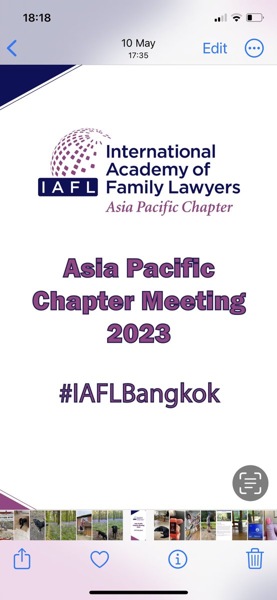 #IAFLBangkok is nearly here! Years in planning thanks to the unwelcome guest of Covid-19 but it will be well worth the wait. Safe travels all and we look forward to seeing you!