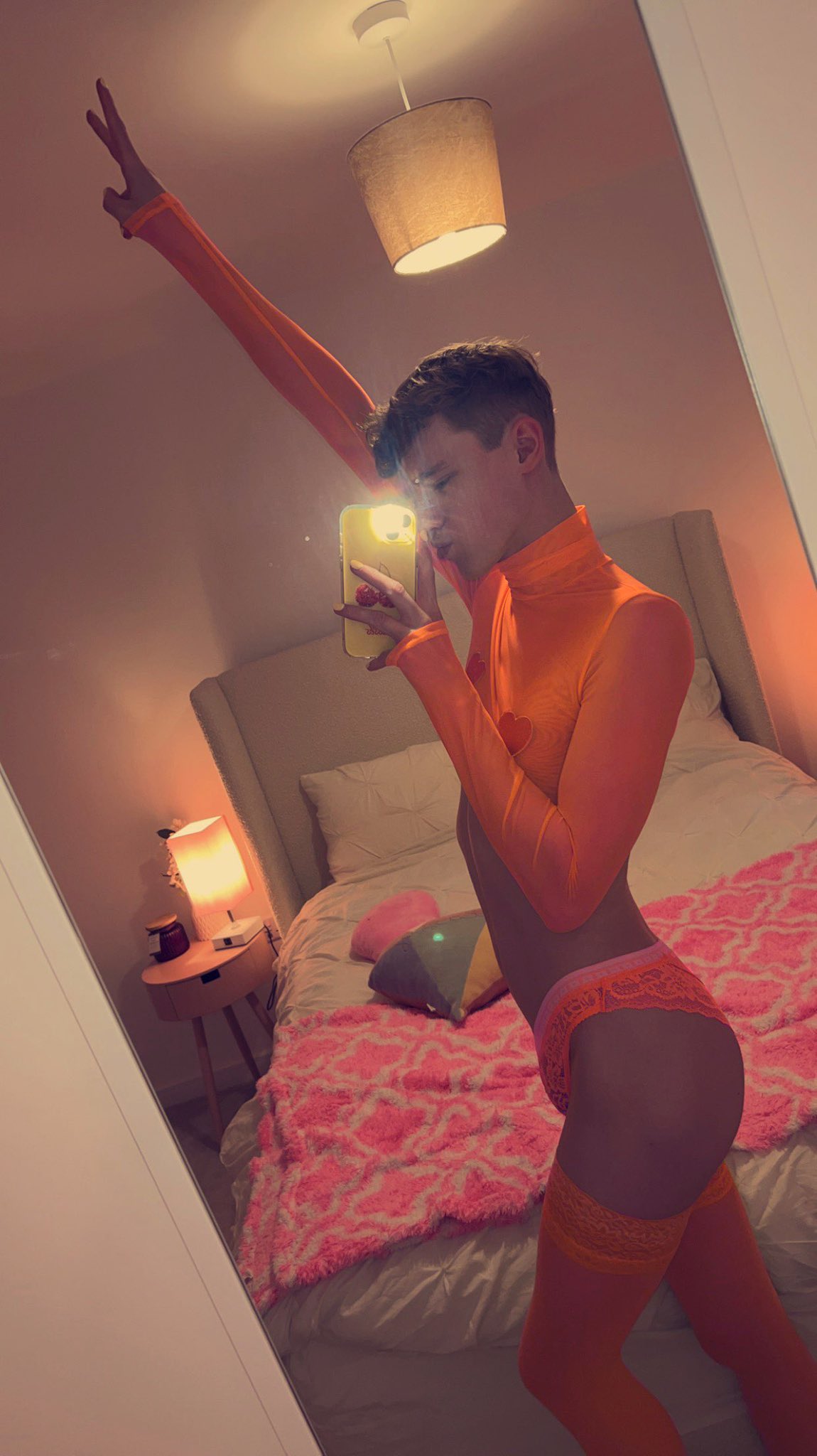 TW Pornstars - 2 pic. Rourke. Twitter. Femboy in orange 🍊 is orange your  new favourite colour?🧡 Please. 5:25 PM - 26 May 2023