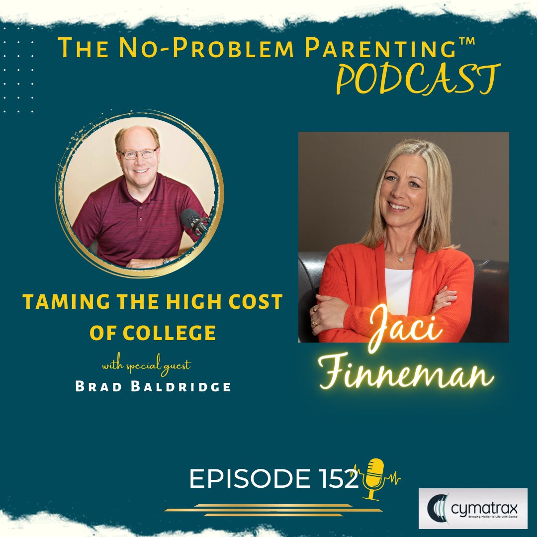Listen to The No-Problem Parenting™️ Podcast I EP. 152 Taming the High Cost of College with Brad Baldridge
👉 smpl.ro/ApplePodcastEp…

#Parenting  #Collegeplanning #financialadvisor #studentsloans #collegegrants #pellgrant #FAFSA  #collegedreams #financiallyplanforcollege