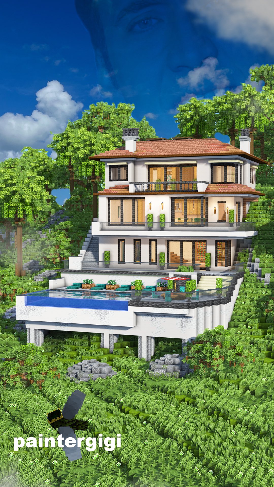 Paintergigi on Twitter: "Modern Mediterranean house with as twist Built ...